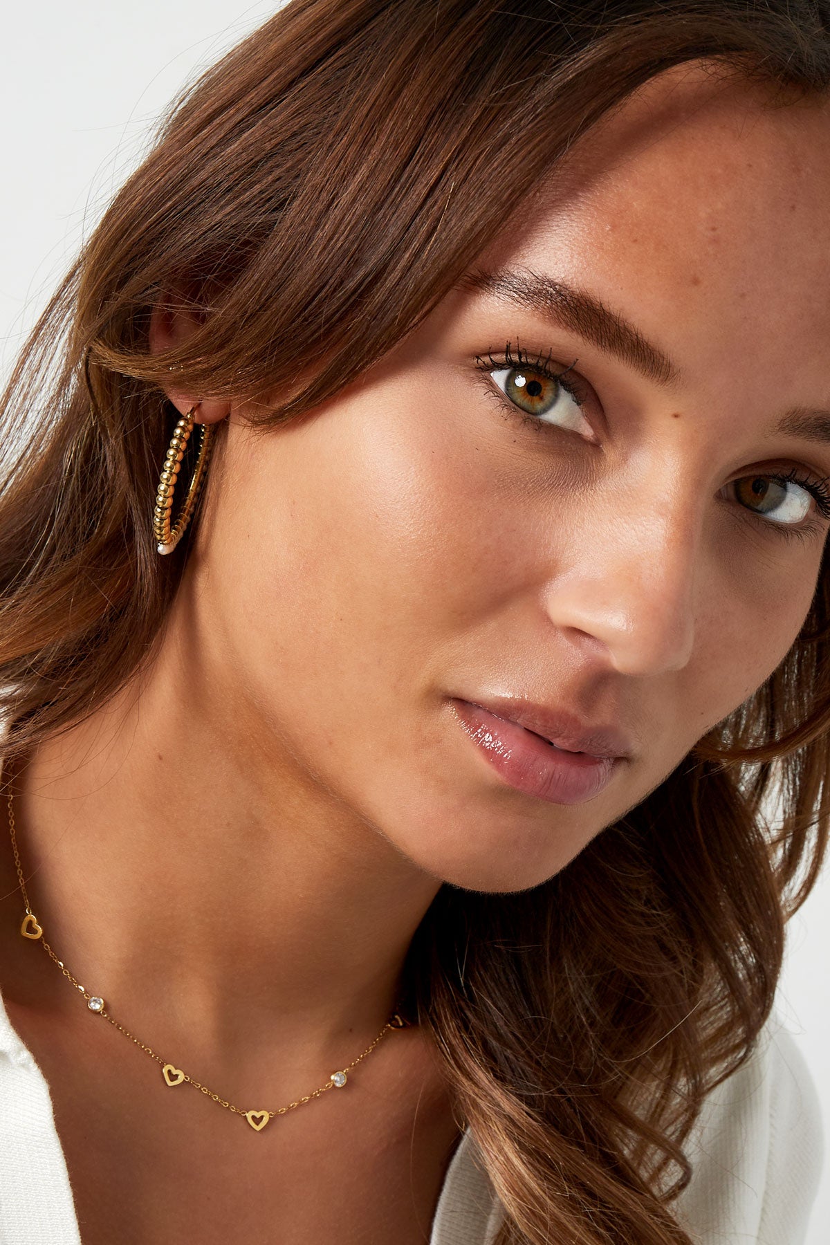 Love & Diamond Charm Necklace