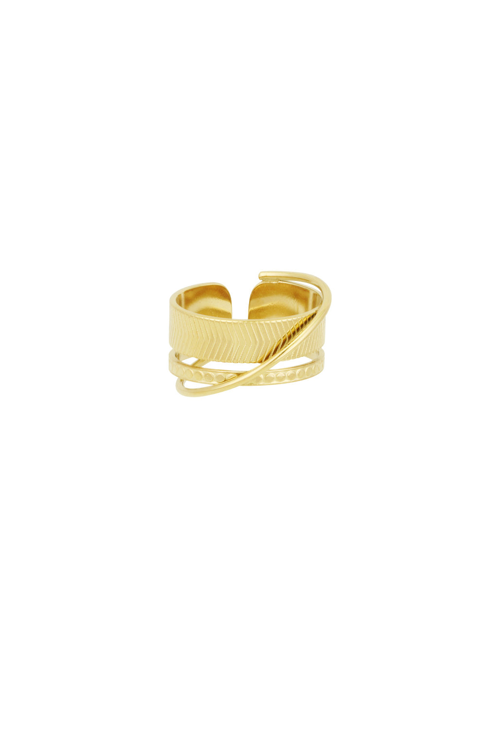 Charm Kiss Ring