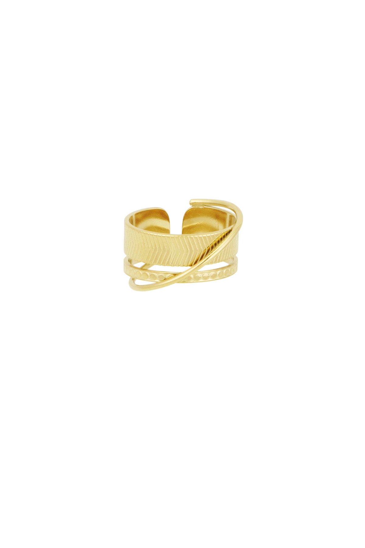 Charm Kiss Ring