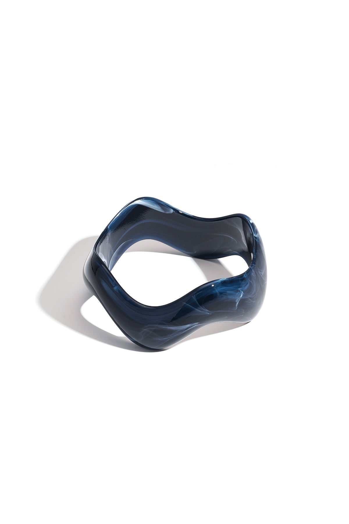 Bracelets en acrylique de forme irrégulière, série décontractée et simple pour femmes