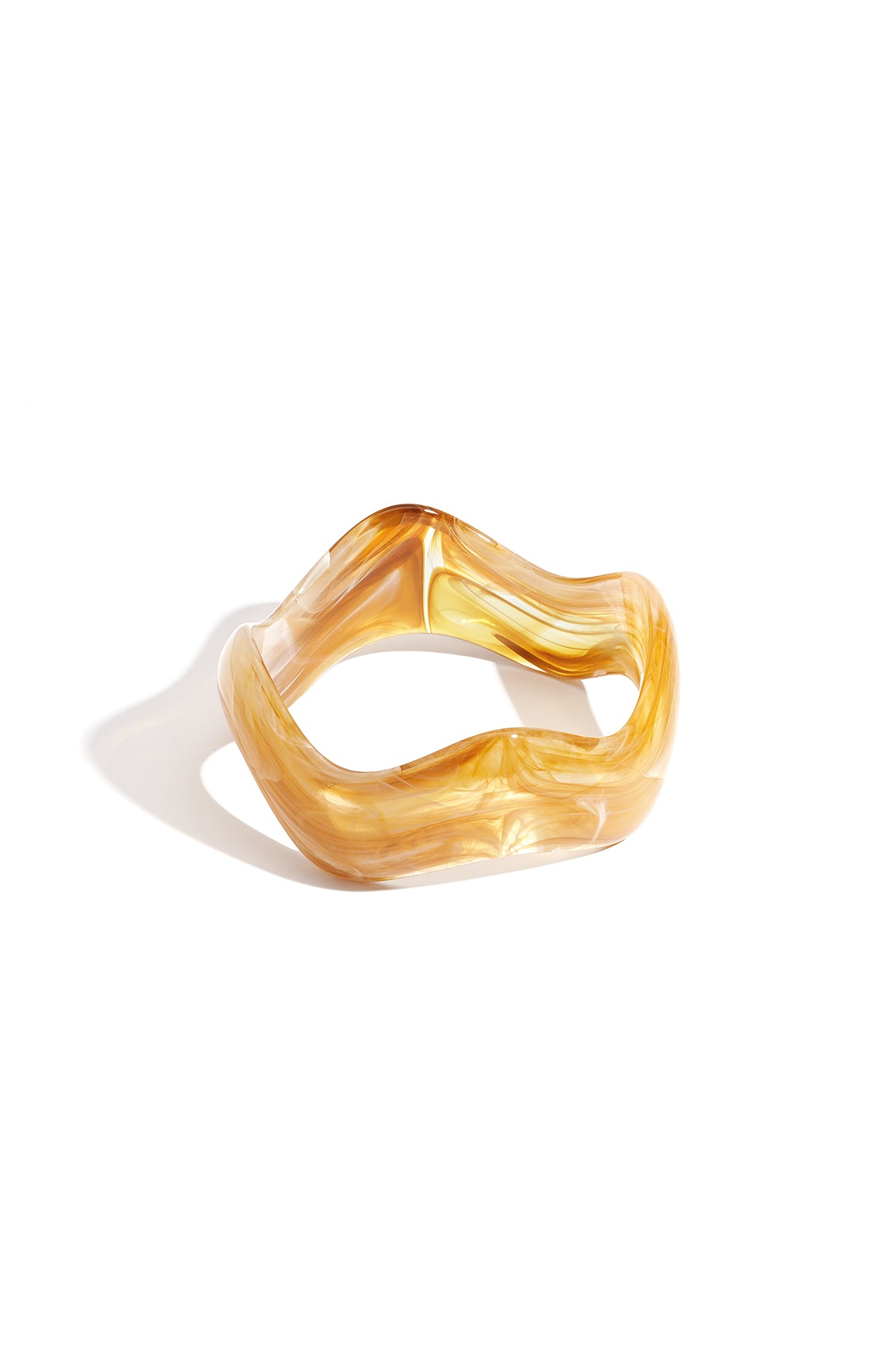 Bracelets en acrylique de forme irrégulière, série décontractée et simple pour femmes