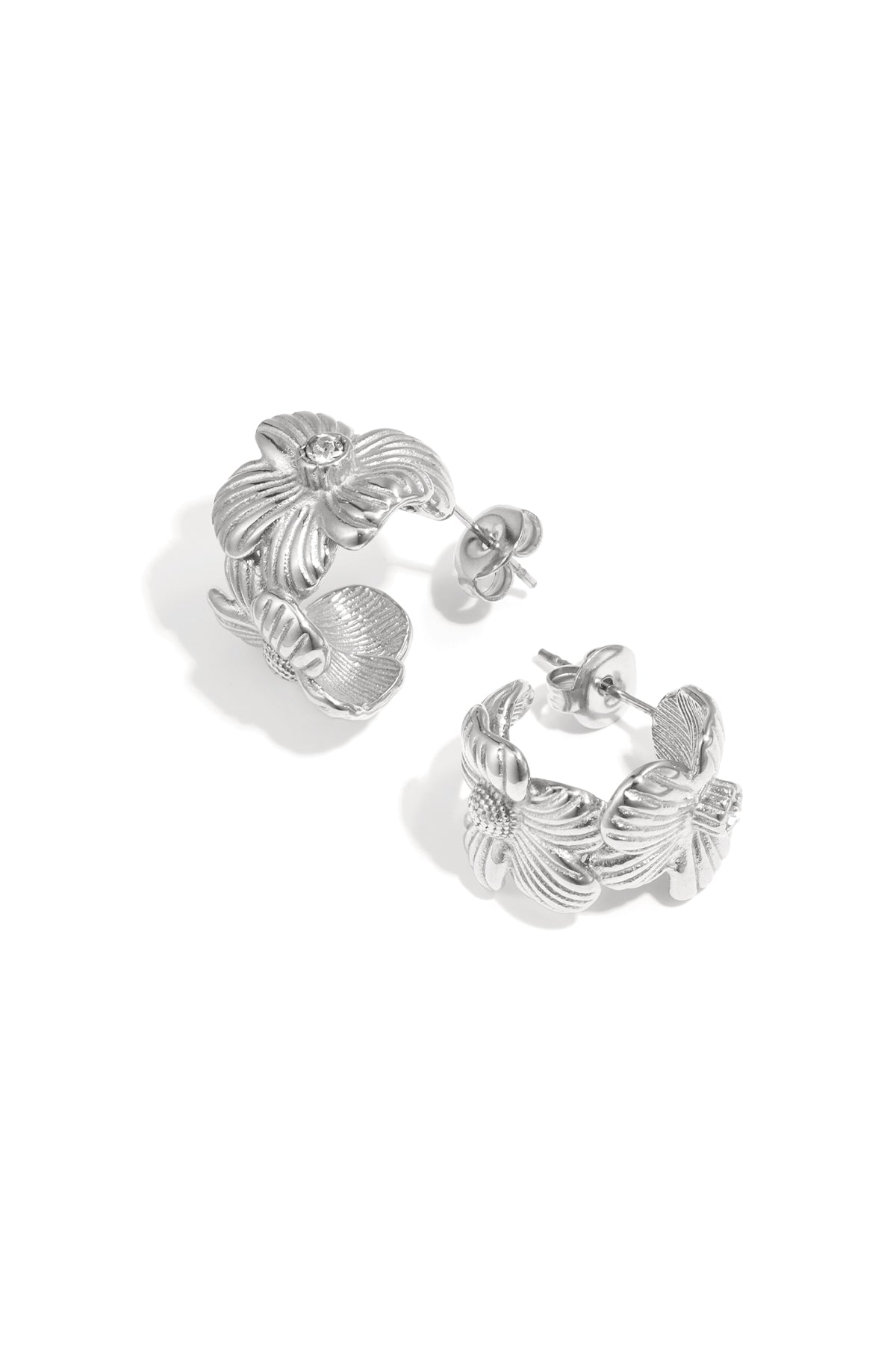 Camélia Flower Earrings